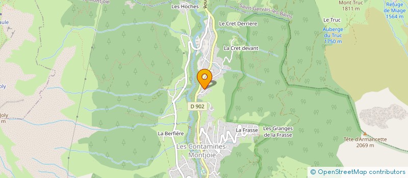 localisation de l'entreprise 522 922 343   LES CONTAMINES-MONTJOIE