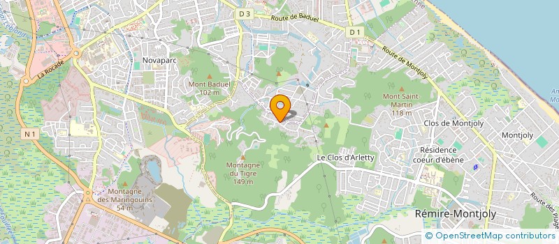 localisation de l'entreprise 522 975 895 à REMIRE-MONTJOLY