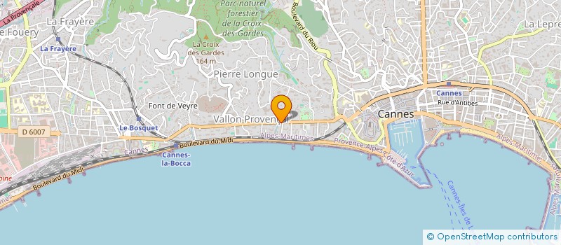 localisation de l'entreprise 522 989 342 à CANNES