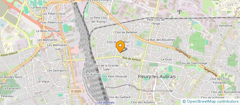 localisation de l'entreprise 523 020 451   FLEURY-LES-AUBRAIS