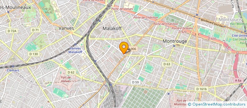 localisation de l'entreprise 523 054 450   VANVES