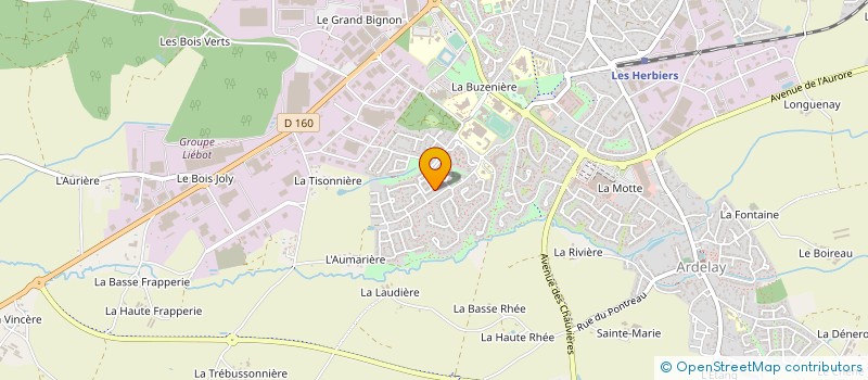 localisation de l'entreprise 523 076 461 à LES HERBIERS