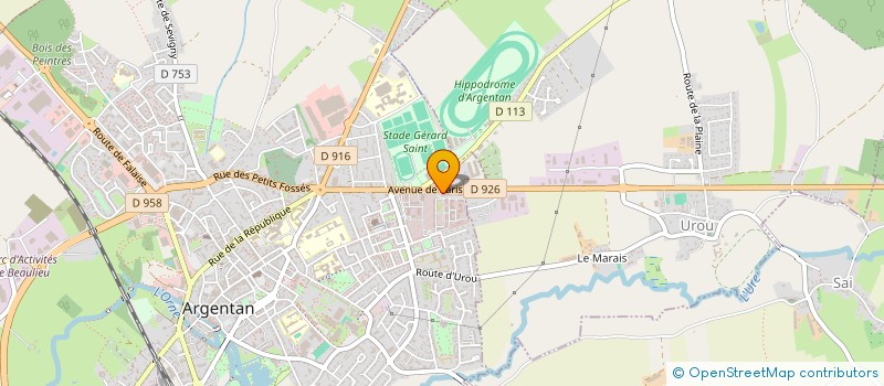 localisation de l'entreprise 523 079 309   SAINT-FRAIMBAULT