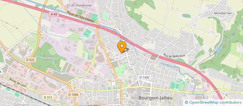 localisation de l'entreprise 523 091 585   BOURGOIN-JALLIEU