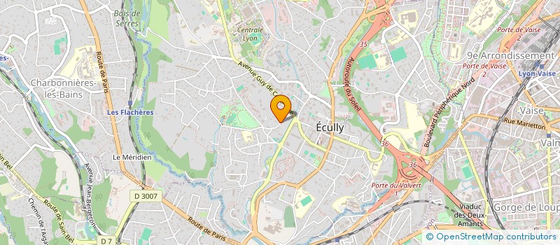 localisation de l'entreprise 523 116 762   OULLINS-PIERRE-BENITE