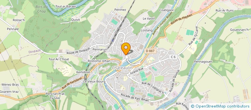 localisation de l'entreprise 523 141 463   CROZON