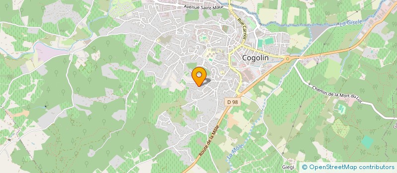 localisation de l'entreprise 523 159 069   COGOLIN