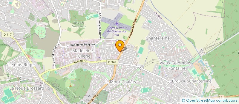 localisation de l'entreprise 523 159 184   CHELLES