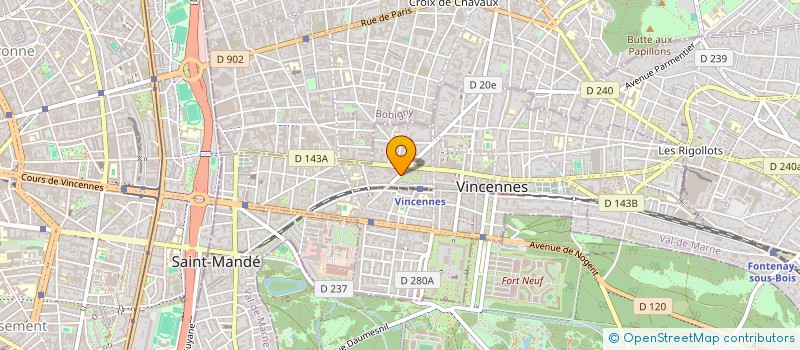 localisation de l'entreprise 523 197 291   VINCENNES