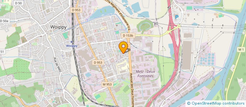 localisation de l'entreprise 523 237 048   METZ