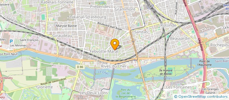 localisation de l'entreprise 523 251 627   TOURS