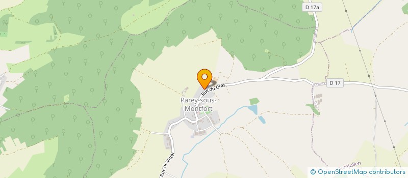 localisation de l'entreprise 523 256 766   PAREY-SOUS-MONTFORT