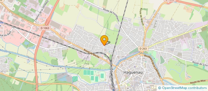 localisation de l'entreprise 523 267 136   HAGUENAU