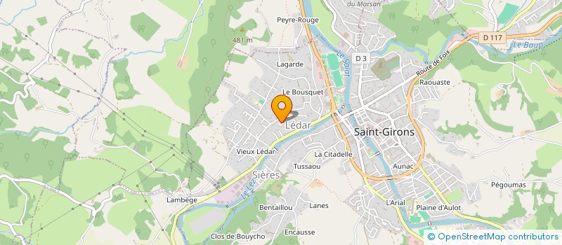 localisation de l'entreprise 523 269 199  à SAINT-GIRONS