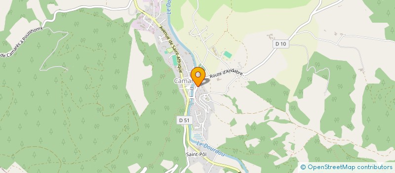 localisation de l'entreprise 523 283 695 à SAINT-JUERY