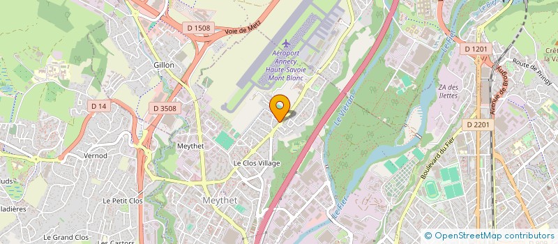 localisation de l'entreprise 523 305 704   EPAGNY METZ-TESSY