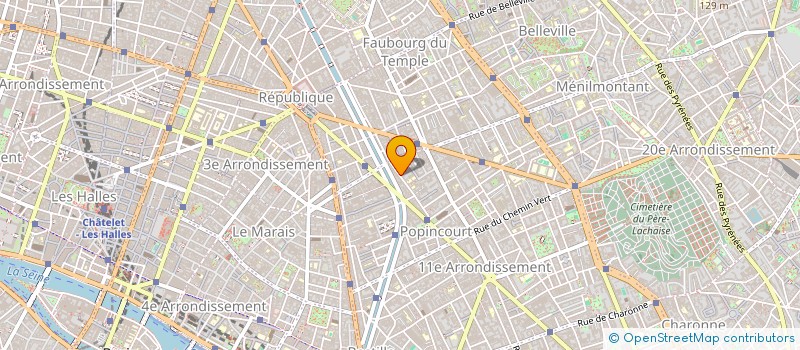 localisation de l'entreprise 523 307 833 à LES LILAS