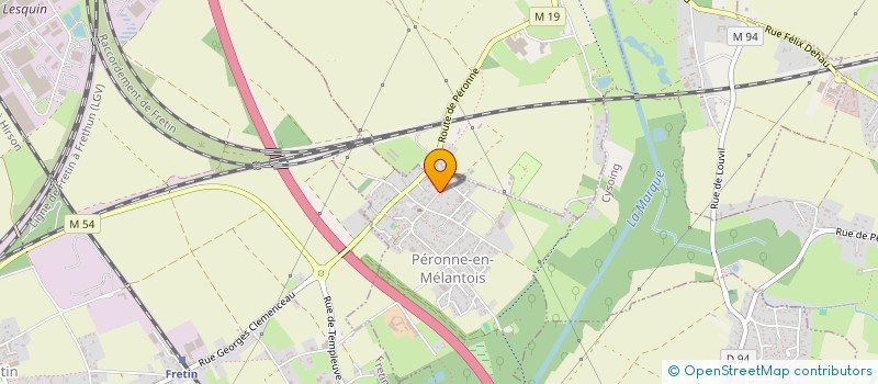localisation de l'entreprise 523 328 813 à PERONNE-EN-MELANTOIS