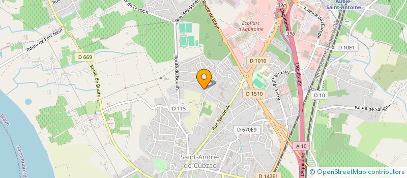 localisation de l'entreprise 523 334 605   SAINT-ANDRE-DE-CUBZAC