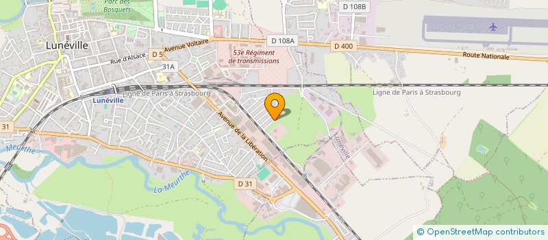 localisation de l'entreprise 523 341 972   LUNEVILLE