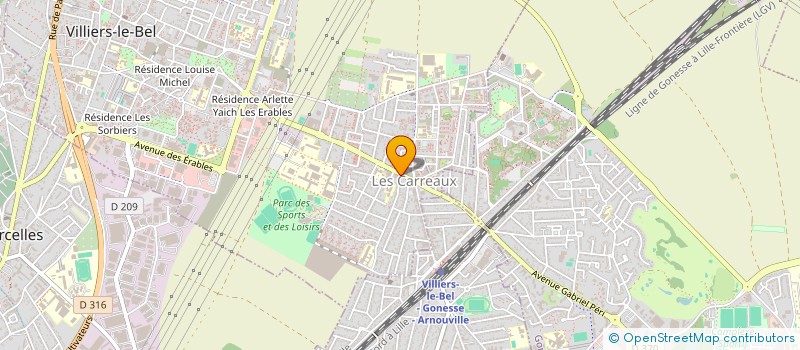 localisation de l'entreprise 523 369 965   ARNOUVILLE