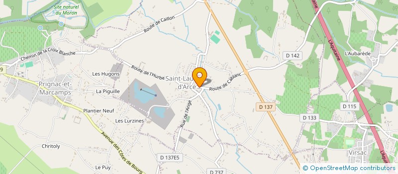 localisation de l'entreprise 523 377 570   SAINT-LAURENT-D'ARCE