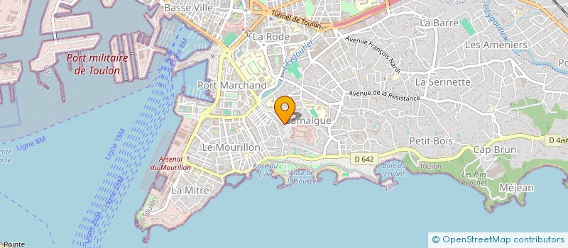localisation de l'entreprise 523 386 001   TOULON