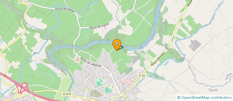 localisation de l'entreprise 523 386 399 à GIGNAC
