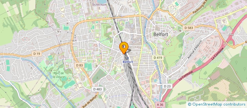 localisation de l'entreprise 523 409 944 à BELFORT