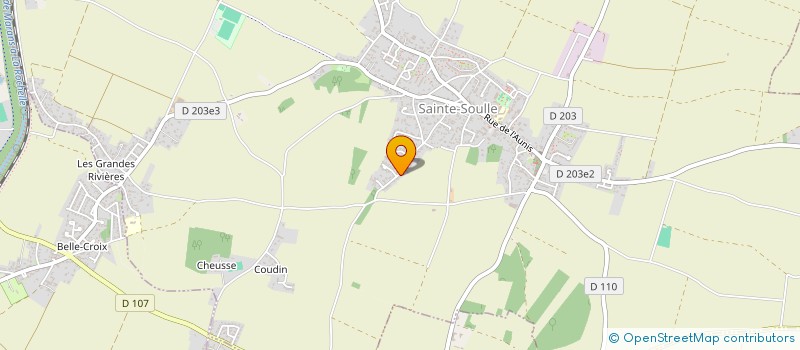 localisation de l'entreprise 523 505 717   SAINTE-SOULLE