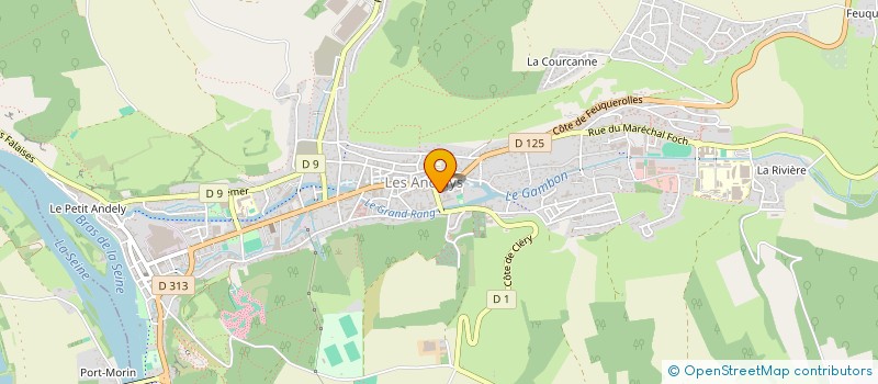 localisation de l'entreprise 523 506 442   LES ANDELYS