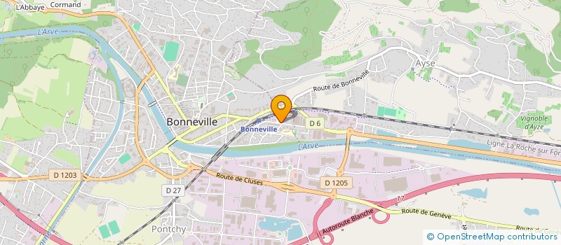 localisation de l'entreprise 523 515 187   BONNEVILLE