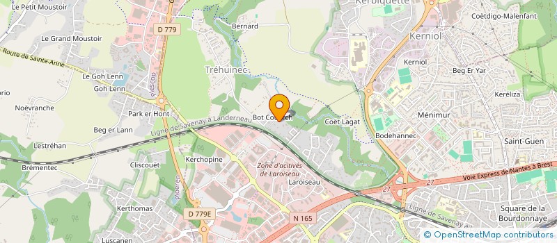 localisation de l'entreprise 523 516 672  à VANNES