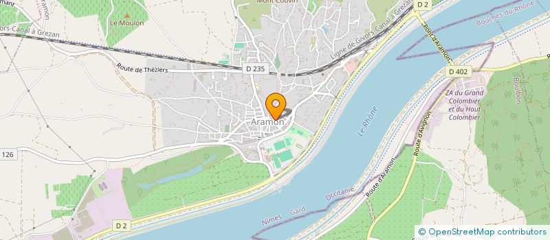 localisation de l'entreprise 523 537 967   ARAMON