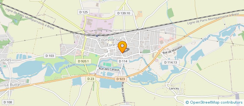 localisation de l'entreprise 523 539 369 à COURVILLE-SUR-EURE