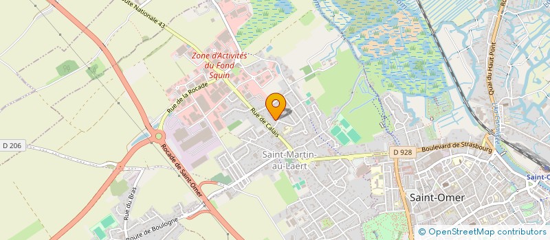 localisation de l'entreprise 523 578 946   SAINT-MARTIN-LEZ-TATINGHEM