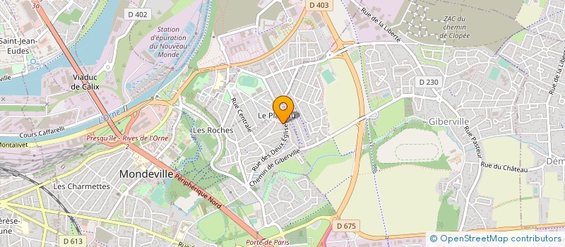 localisation de l'entreprise 523 596 195   MONDEVILLE