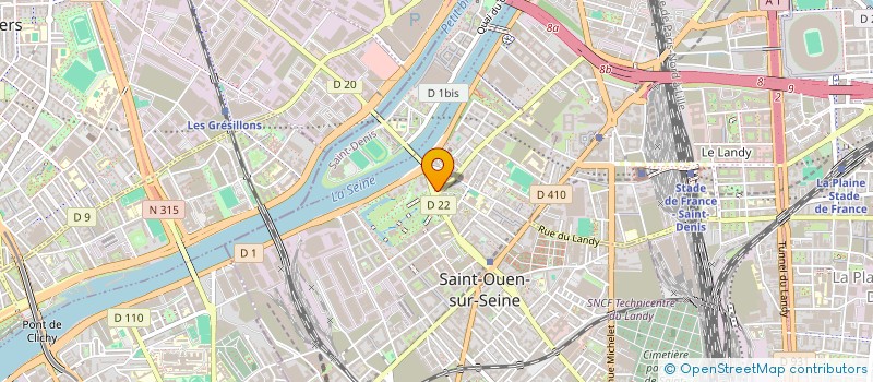 localisation de l'entreprise 523 602 548 à SAINT-OUEN-SUR-SEINE