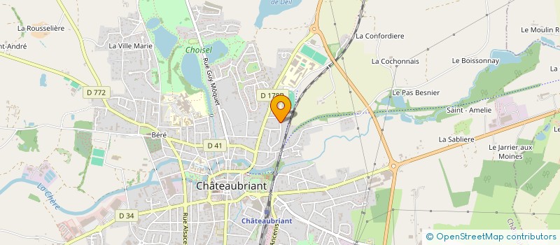 localisation de l'entreprise 523 604 288   CHATEAUBRIANT