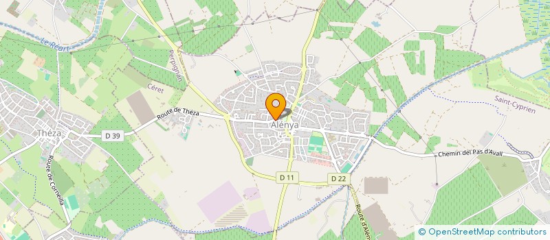 localisation de l'entreprise 523 642 106   THEZA