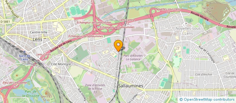 localisation de l'entreprise 523 643 047   SALLAUMINES