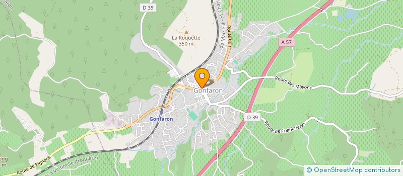 localisation de l'entreprise 523 649 549   GONFARON