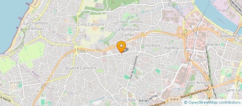 localisation de l'entreprise 523 656 551   ANGLET