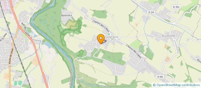 localisation de l'entreprise 523 658 094   GOYRANS