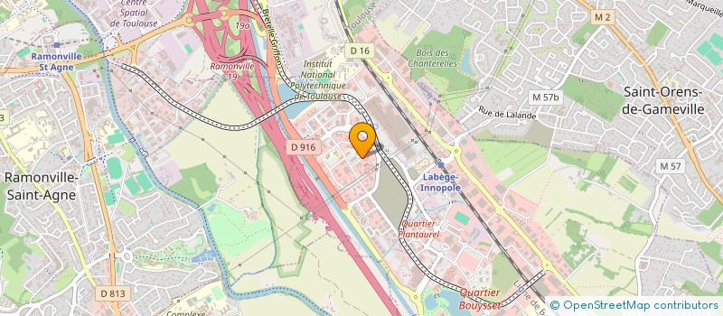 localisation de l'entreprise 523 681 393 à TOULOUSE