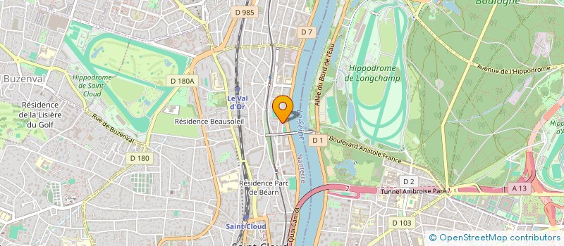 localisation de l'entreprise 523 685 550  à NEUILLY-SUR-SEINE
