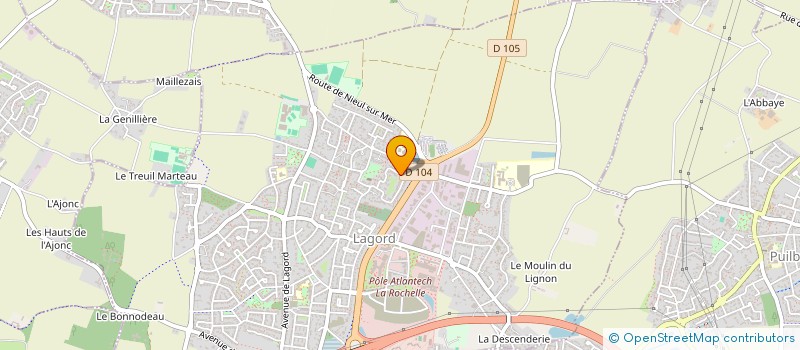 localisation de l'entreprise 523 693 224   LAGORD