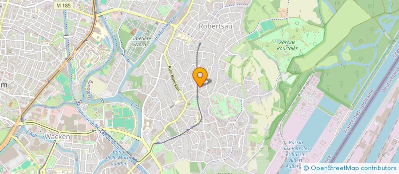 localisation de l'entreprise 523 697 407   STRASBOURG