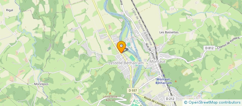 localisation de l'entreprise 523 710 267   LESTELLE-BETHARRAM