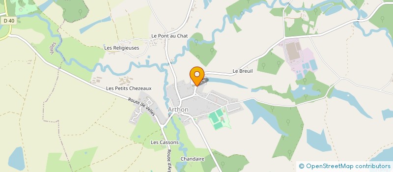 localisation de l'entreprise 523 720 159 à ARTHON